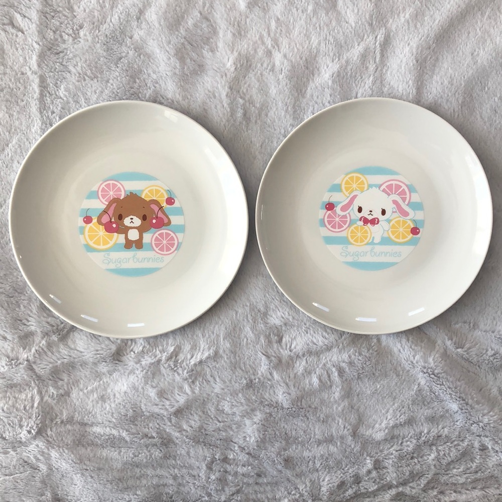 NIB New Rare Sanrio Sugarbunnies Dish Set